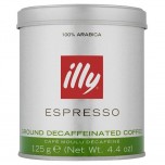 COFFEE ILLY GROUND DECAFFEINATED 125g